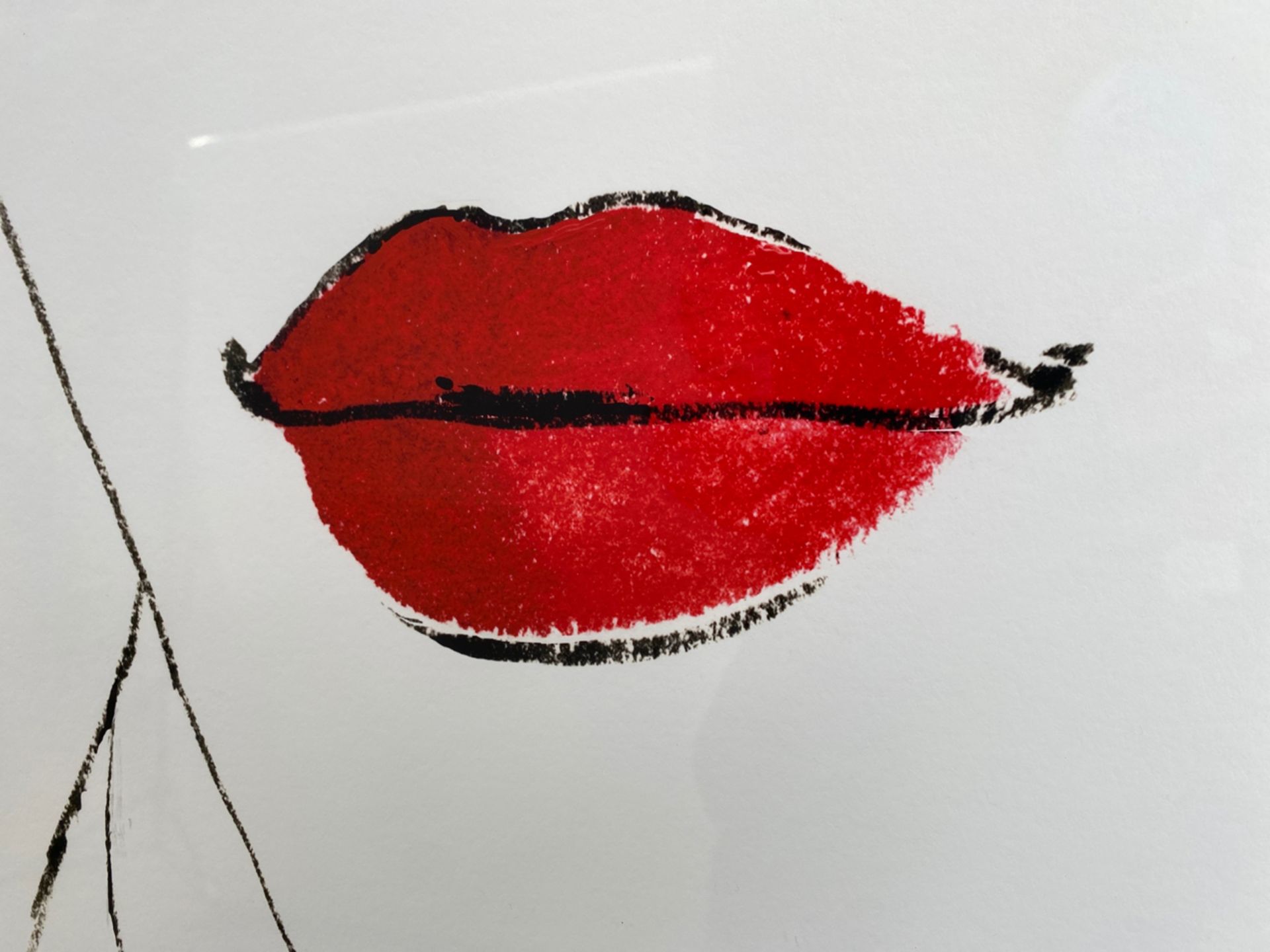 Andy Warhol Lips Print - Image 5 of 6