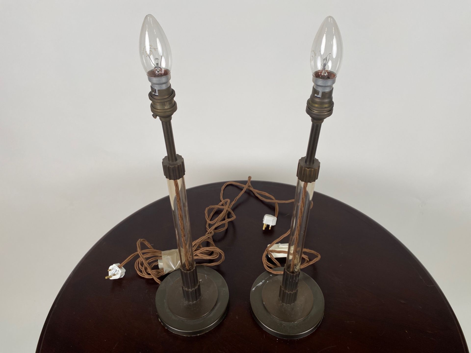 Pair of Brass Table Lamps - Image 2 of 4