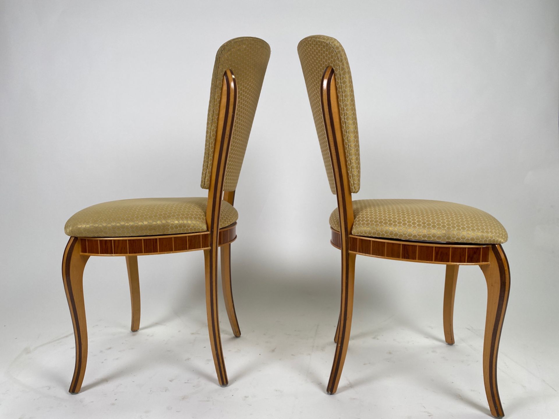 Pair of Espelette Honeycomb Dining Chairs - Bild 3 aus 4