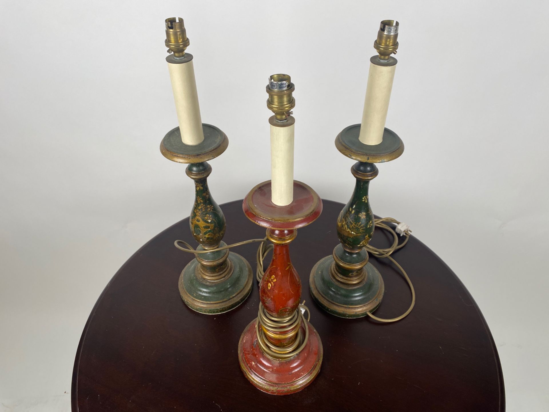Trio of Mid Century Table Lamps - Image 2 of 5
