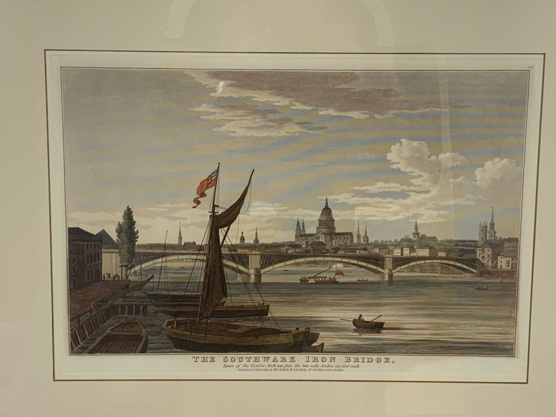 Pair of Bridge Themed Lithograph Prints - Bild 3 aus 4