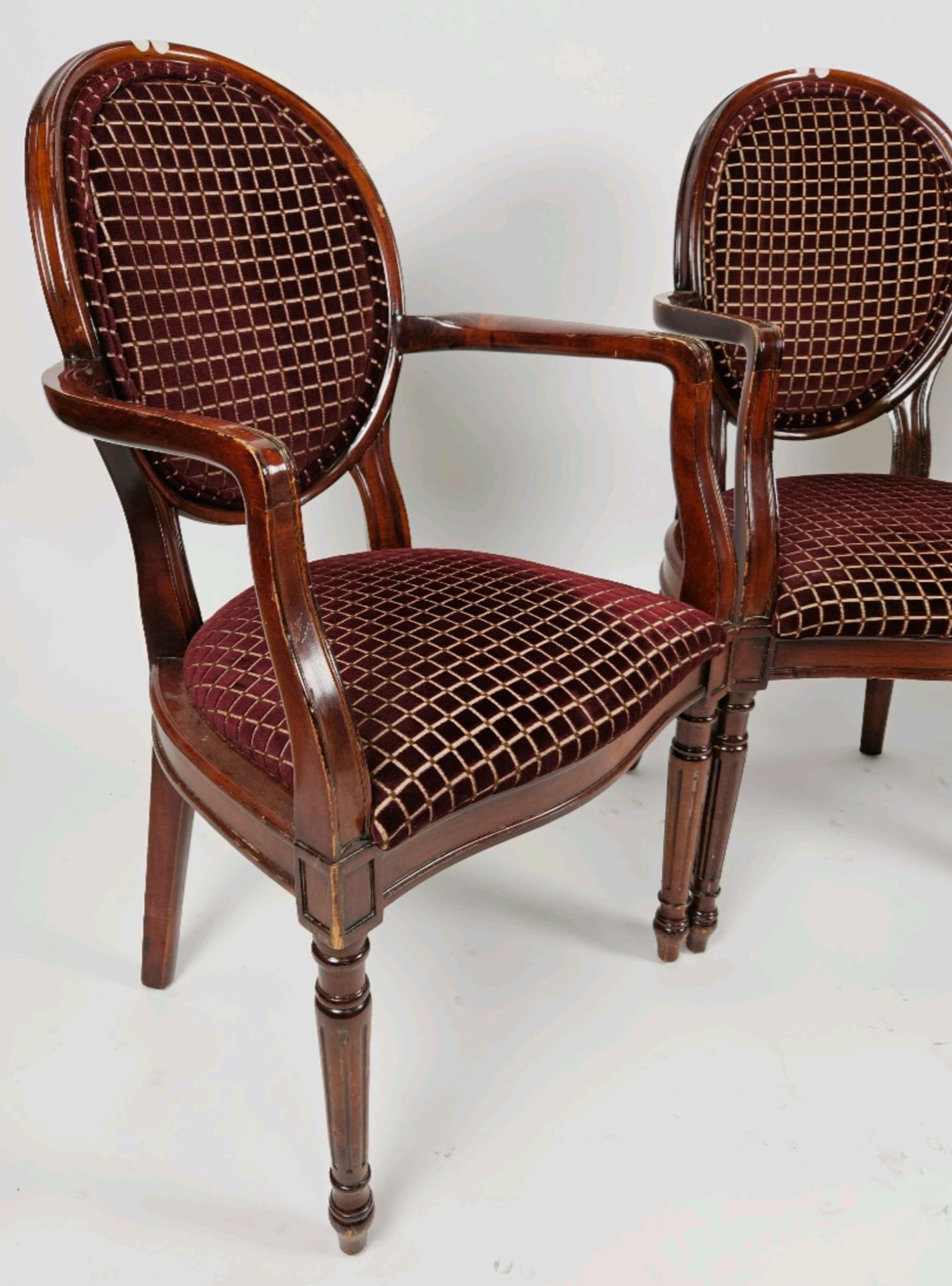 Trio of Regency Style Dining Chairs - Bild 6 aus 13