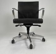 Keilhauer Adjustable Leather Office Chair