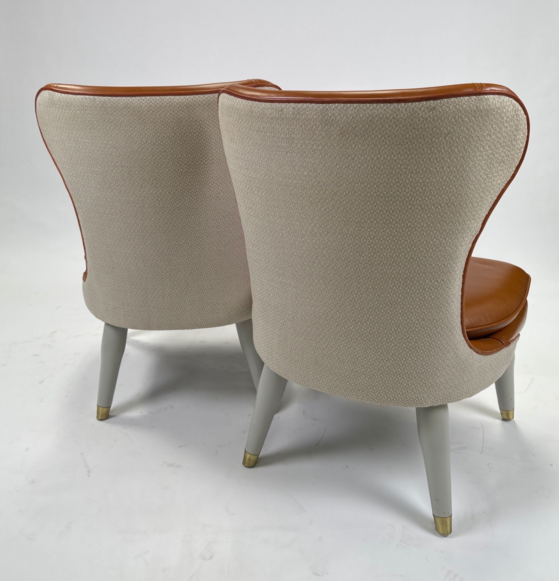 Pair of Ben Whistler Chairs Commissioned by Robert Angell Designed for The Berkeley - Image 2 of 5