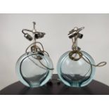 Pair of Donghia Glass Table Lamps