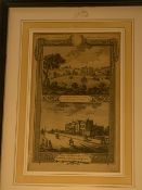 Set of 4 History Themed Lithograph Prints