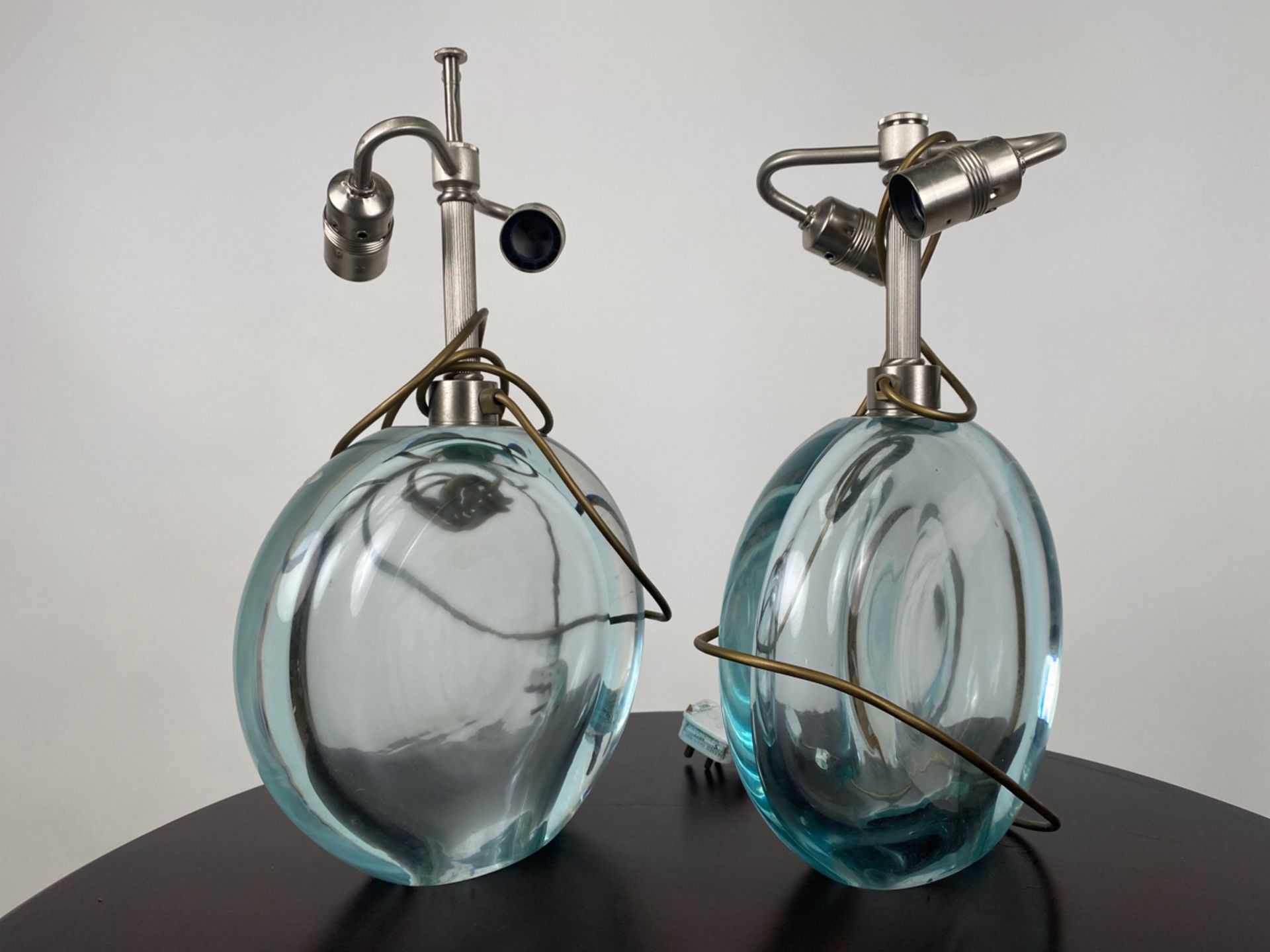 Pair of Donghia Glass Table Lamps - Image 5 of 7