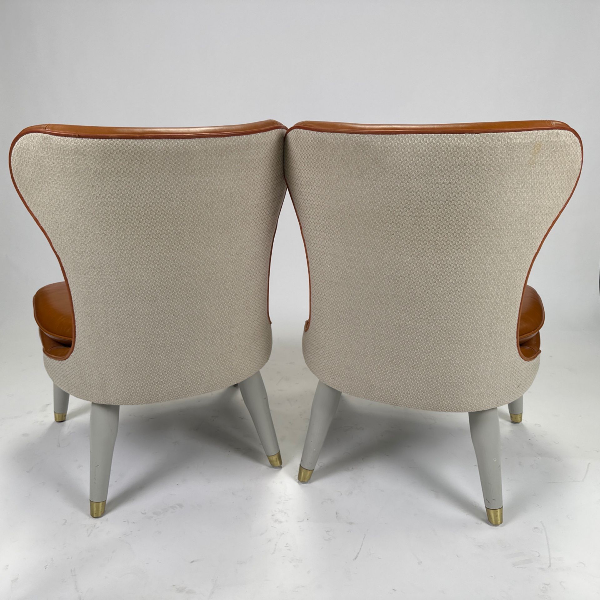 Pair of Ben Whistler Chairs Commissioned by Robert Angell Designed for The Berkeley - Bild 2 aus 5