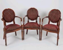 Trio of Regency Style Dining Chairs