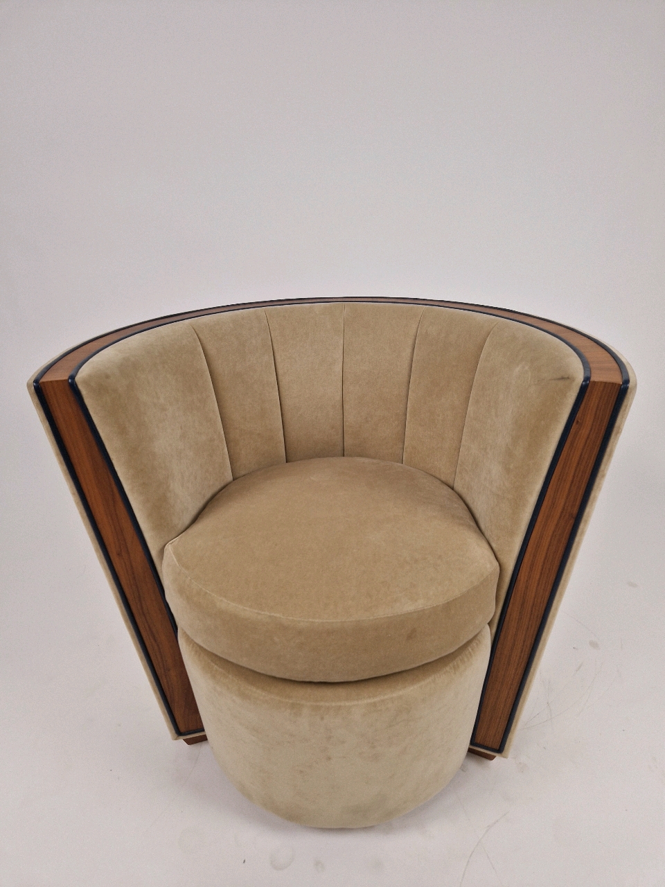 Bespoke David Linley Deco Tub Chair Made for Claridge's Suites
