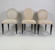 Lot Withdrawn - Set of 3 David Linley Dining Chairs