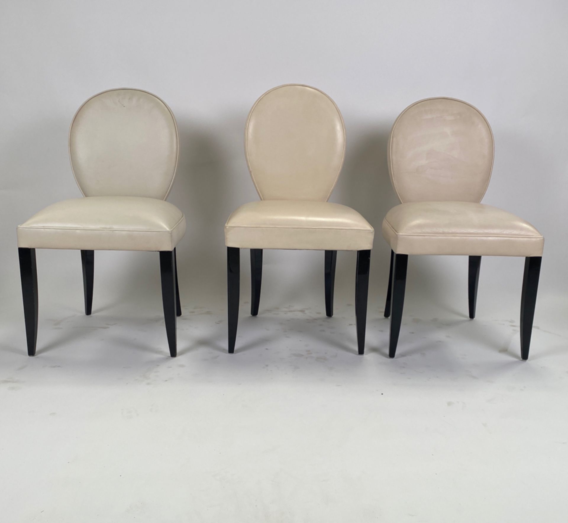 Lot Withdrawn - Set of 3 David Linley Dining Chairs