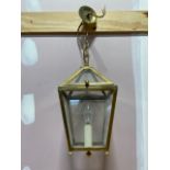 Pair of Brass Pendant Lights