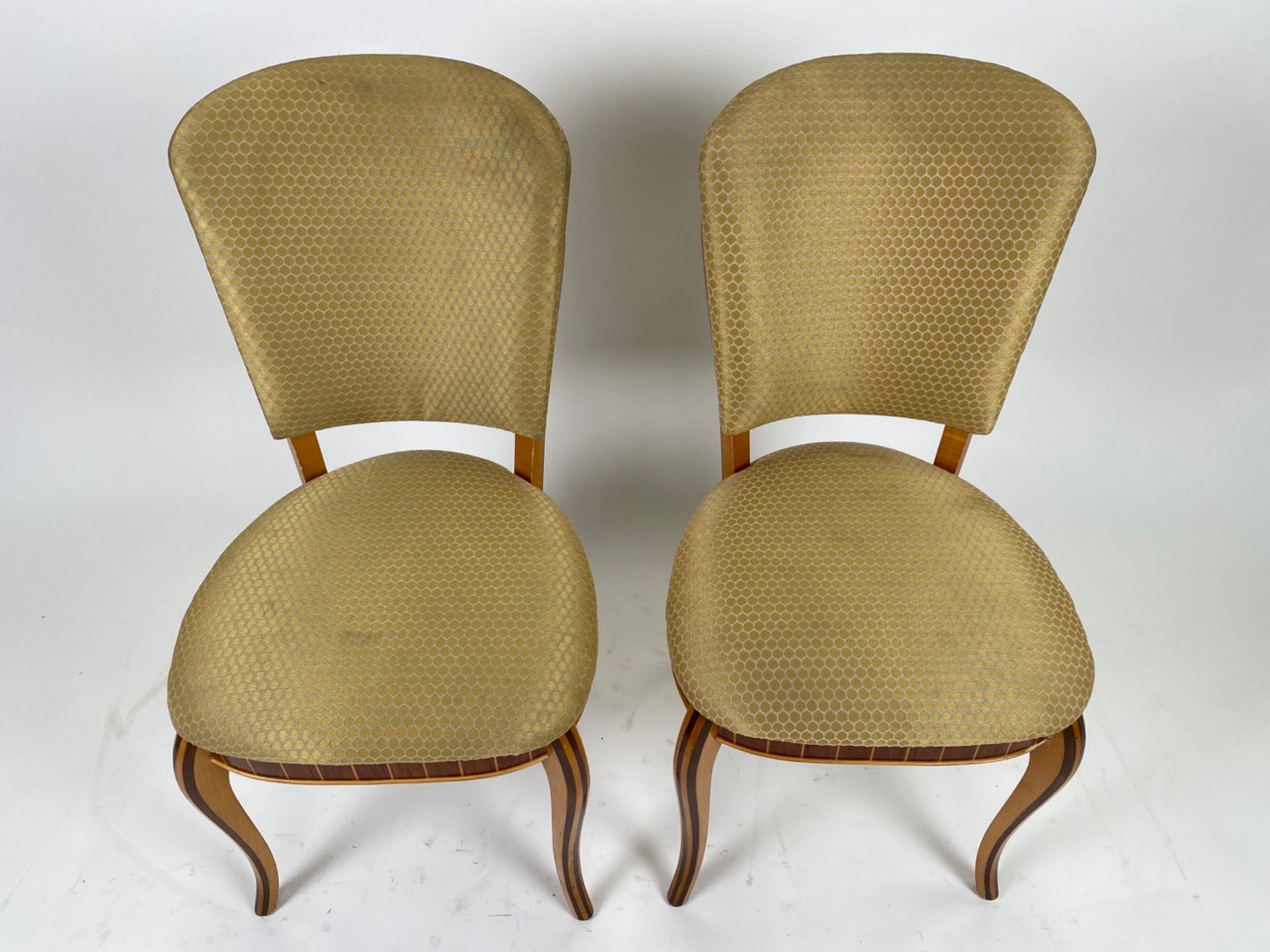 Pair of Espelette Honeycomb Dining Chairs - Bild 2 aus 4