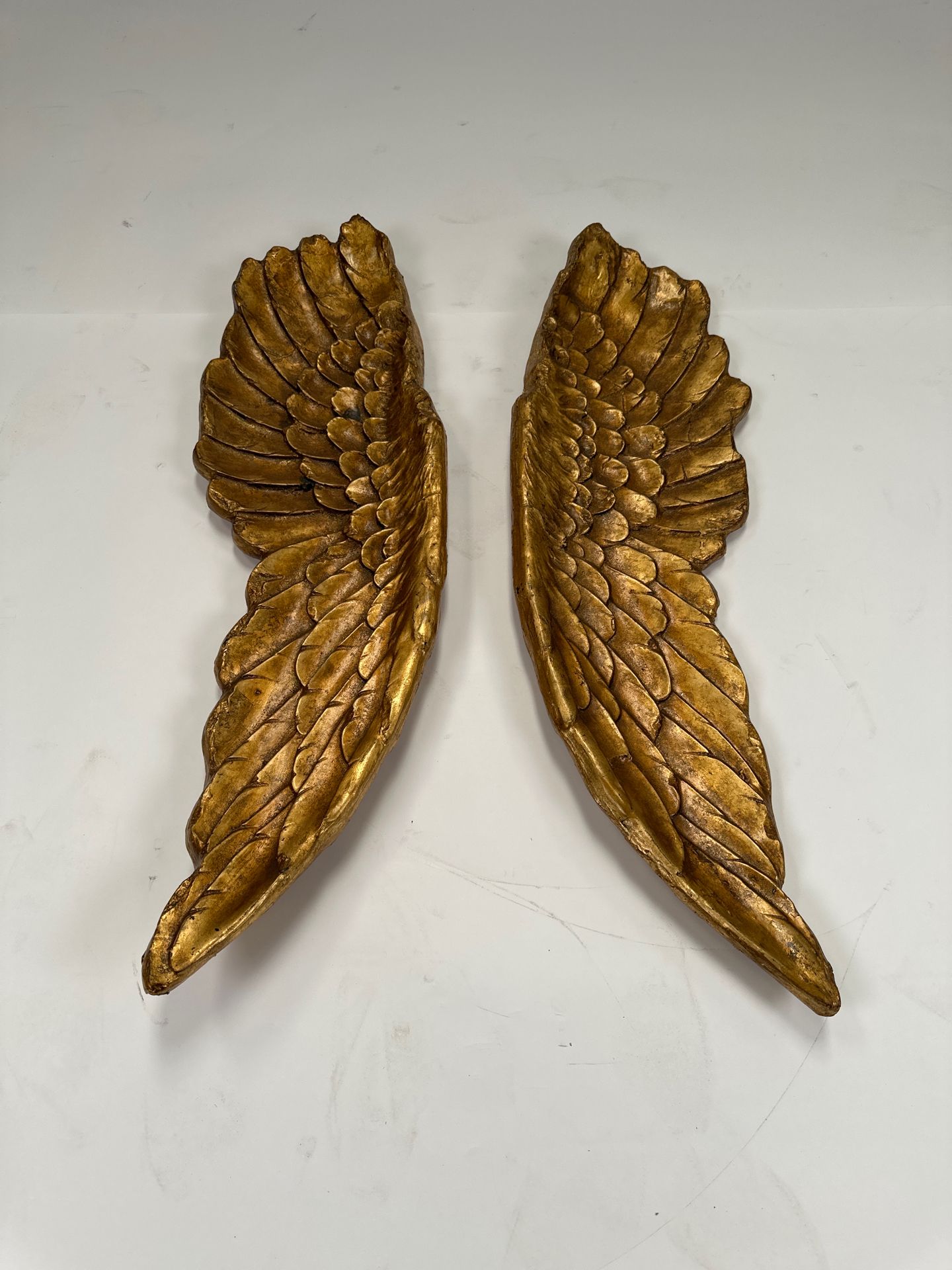 Gold painted Angel Wings