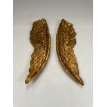 Gold painted Angel Wings