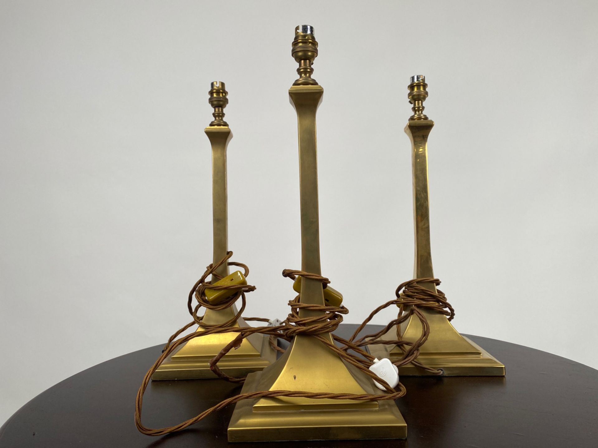 Set of 3 SW Brass Table Lamps