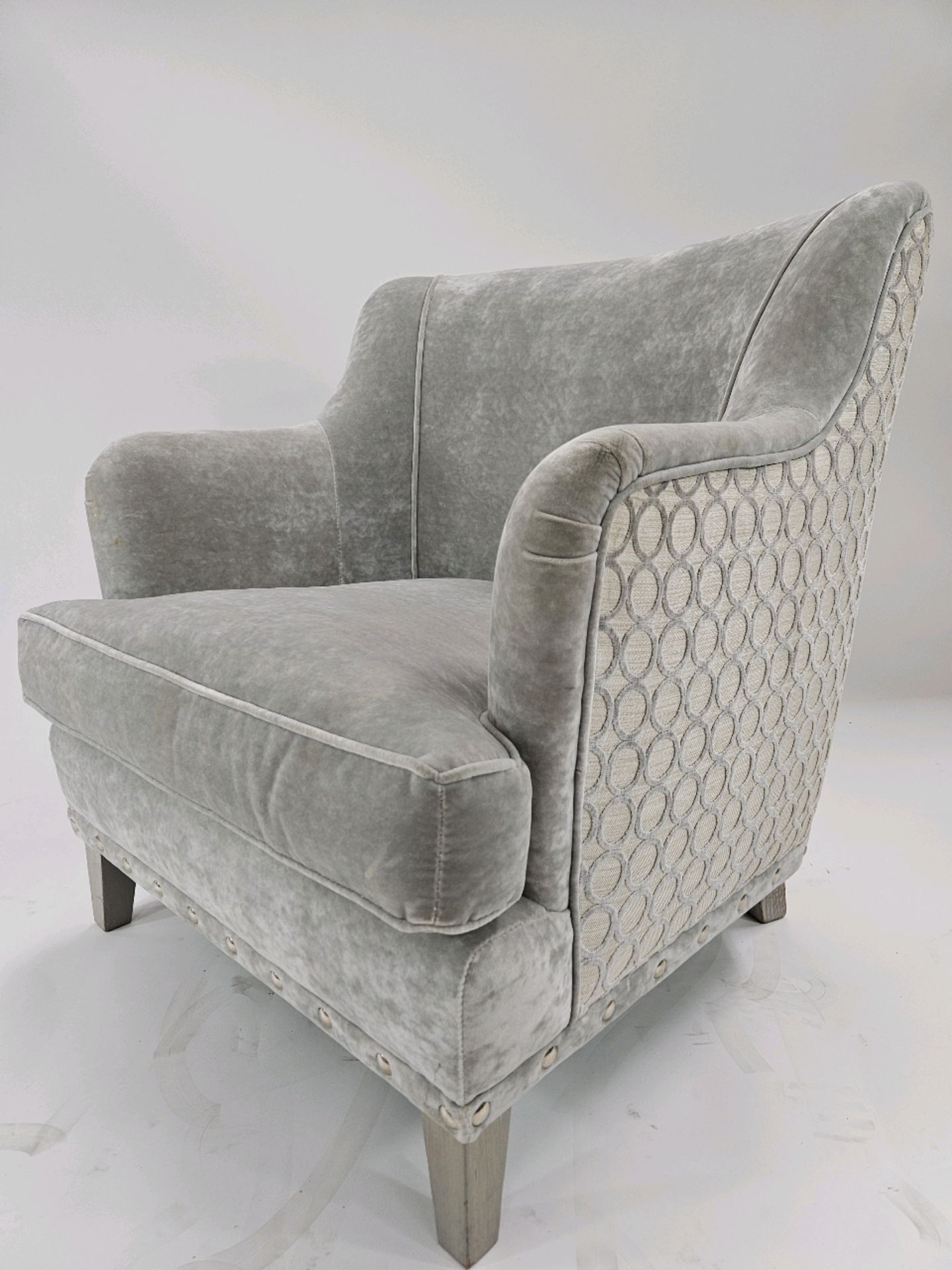 Crushed Velvet Accent Armchair