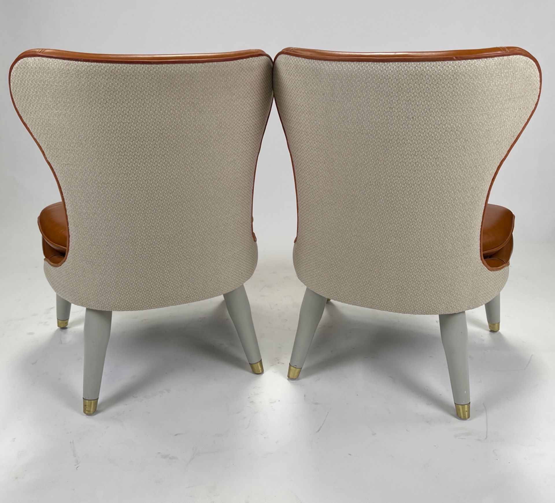 Pair of Ben Whistler Chairs Commissioned by Robert Angell Designed for The Berkeley - Image 3 of 4