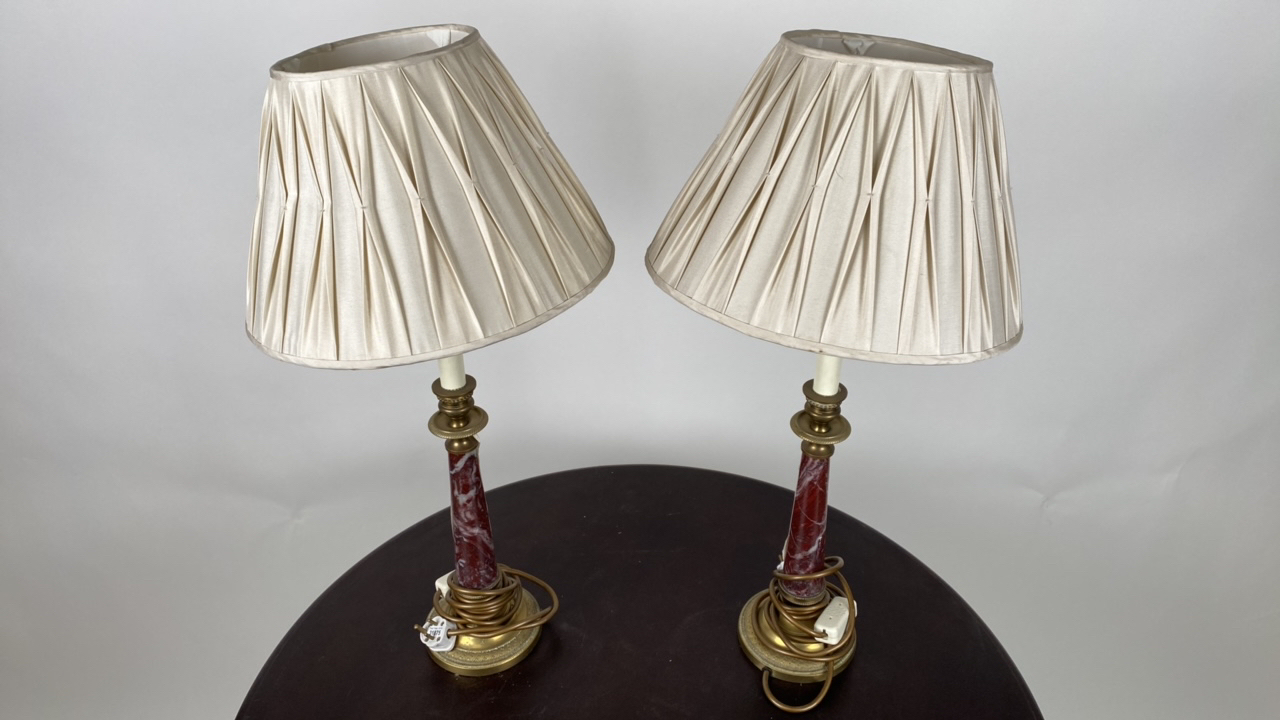 Trio of Brass Table Lamps - Image 6 of 6