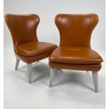 Pair of Ben Whistler Chairs Commissioned by Robert Angell Designed for The Berkeley