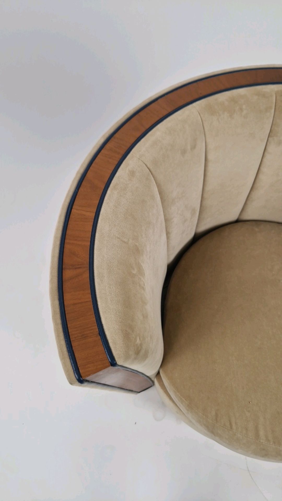 Bespoke David Linley Tub Chair Made for Claridge's Suites - Image 5 of 6
