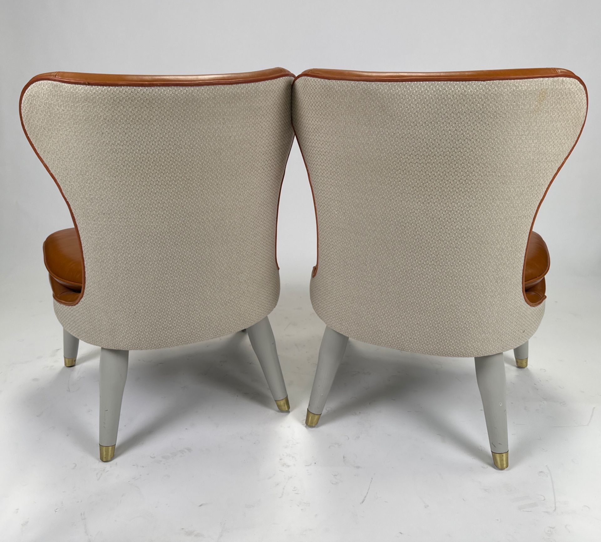 Pair of Ben Whistler Chairs Commissioned by Robert Angell Designed for The Berkeley - Bild 3 aus 5