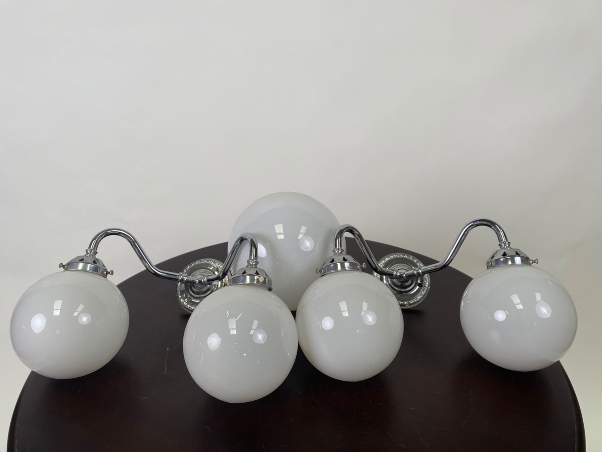 Mixed Set of Nickel Bulb Lights