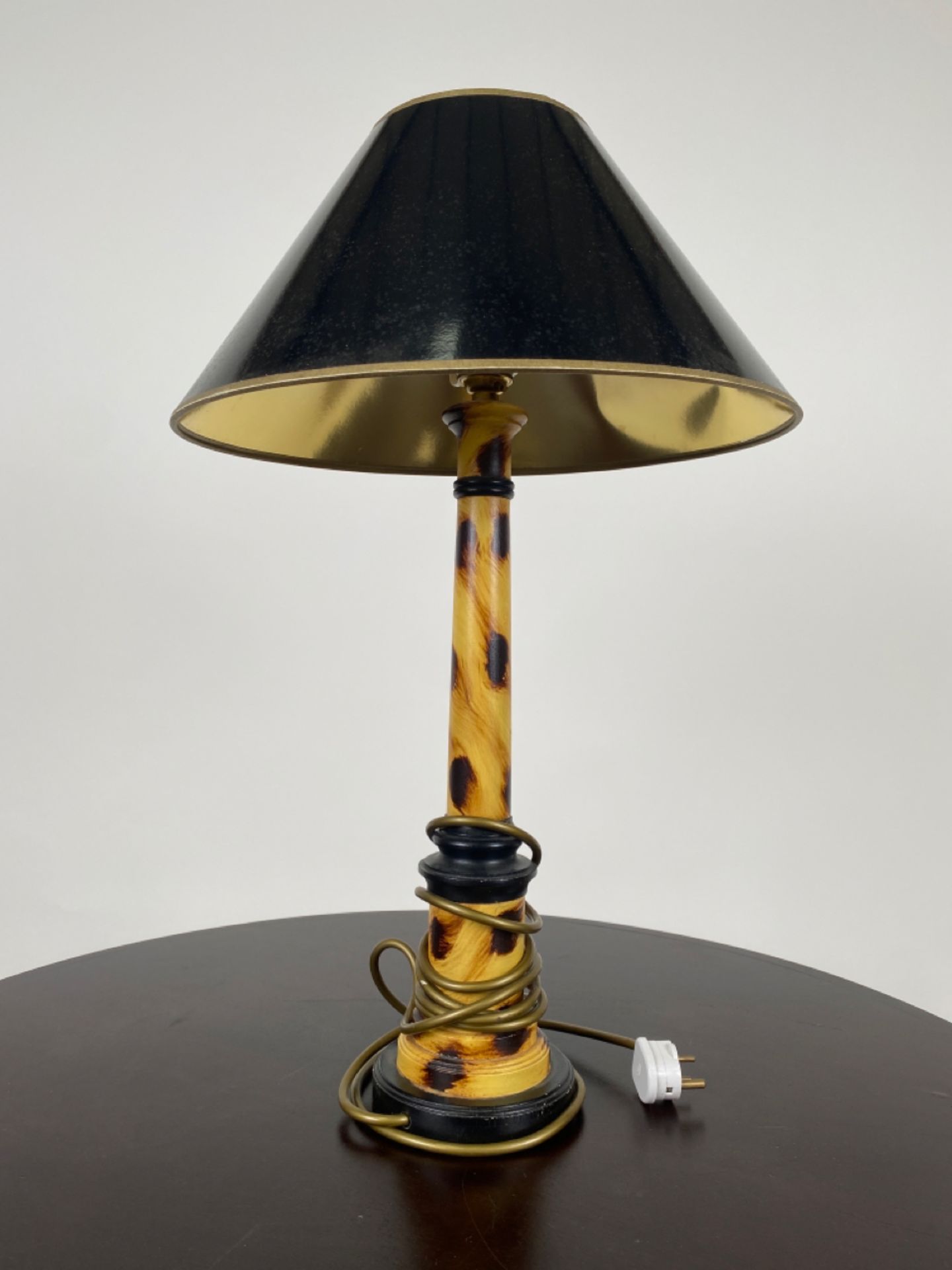 Pair of Leopard Print Table Lamps - Image 2 of 4