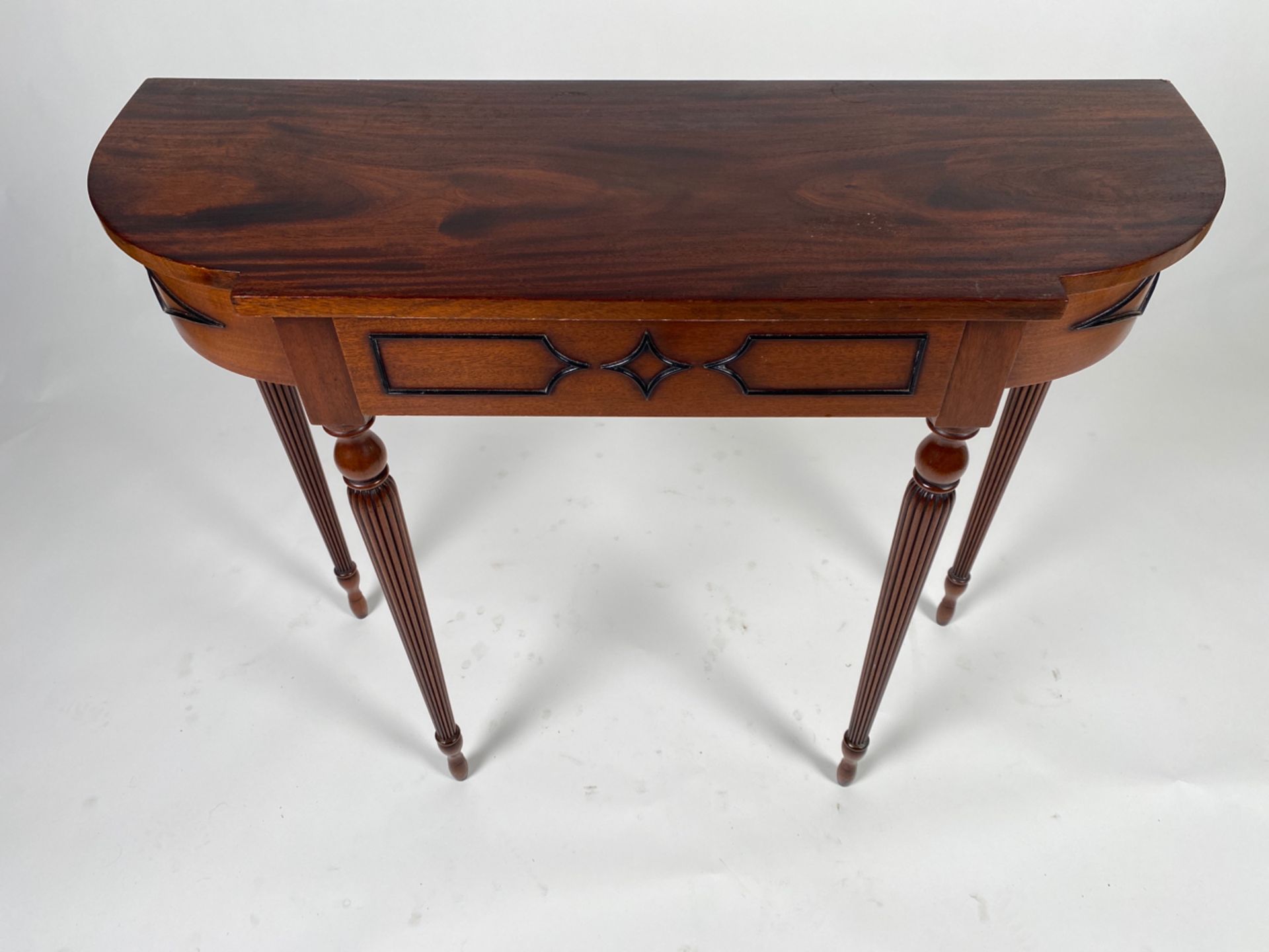 Antique Mahogany Console Table - Image 2 of 4