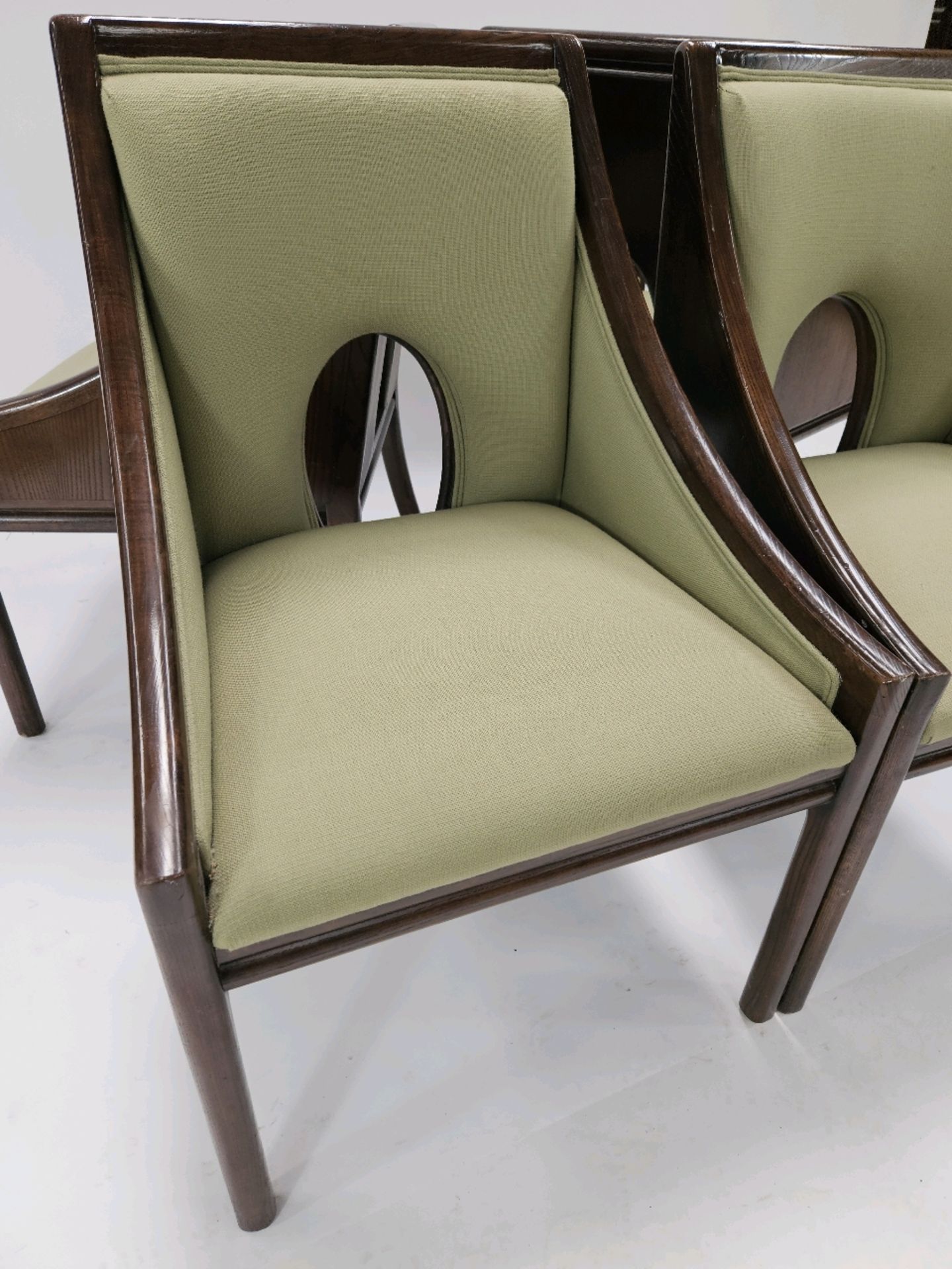 Set of 4 Mid-Century Walnut Dining Chair - Bild 3 aus 5