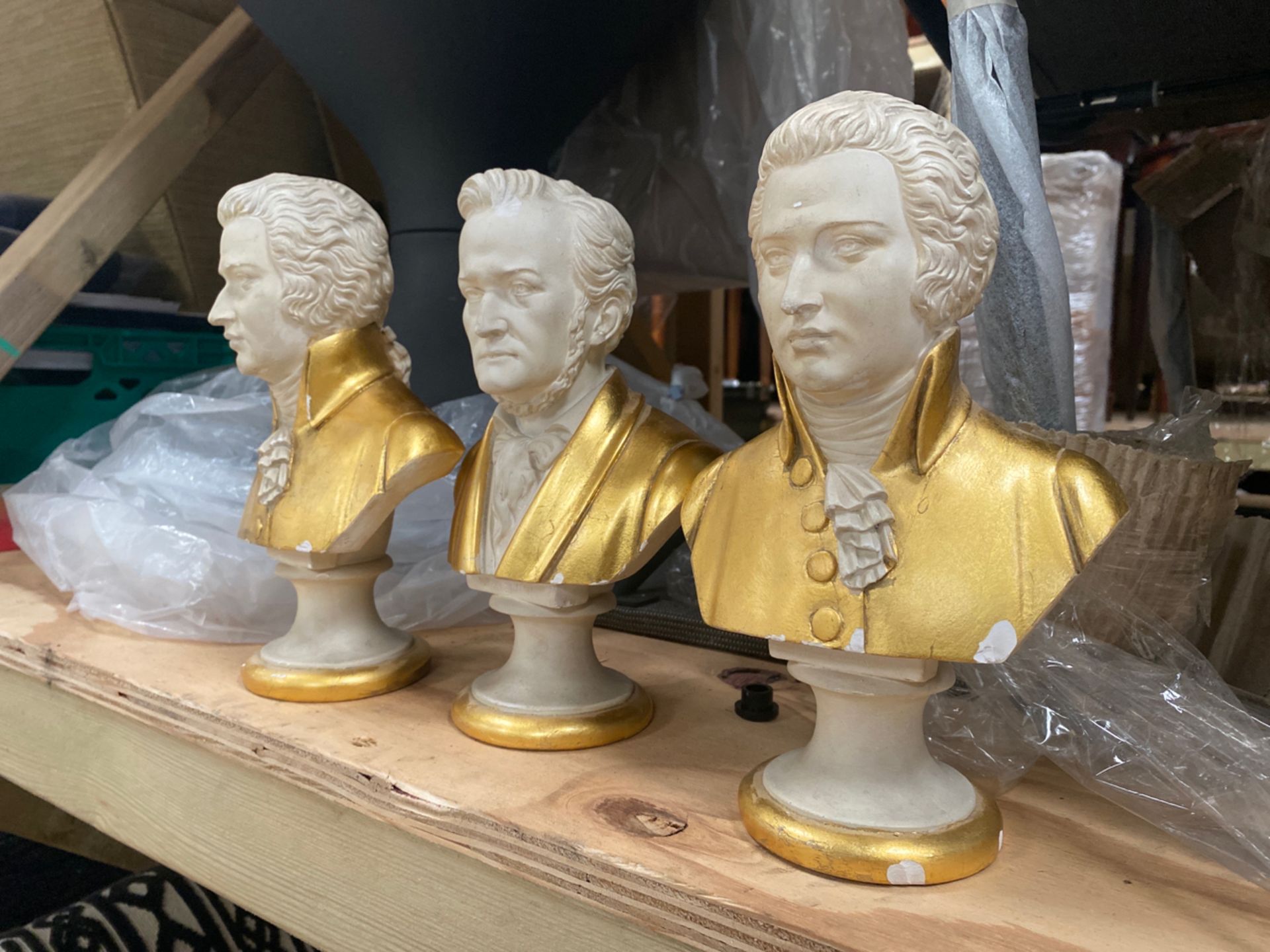 Trio of Composer Busts - Image 2 of 3