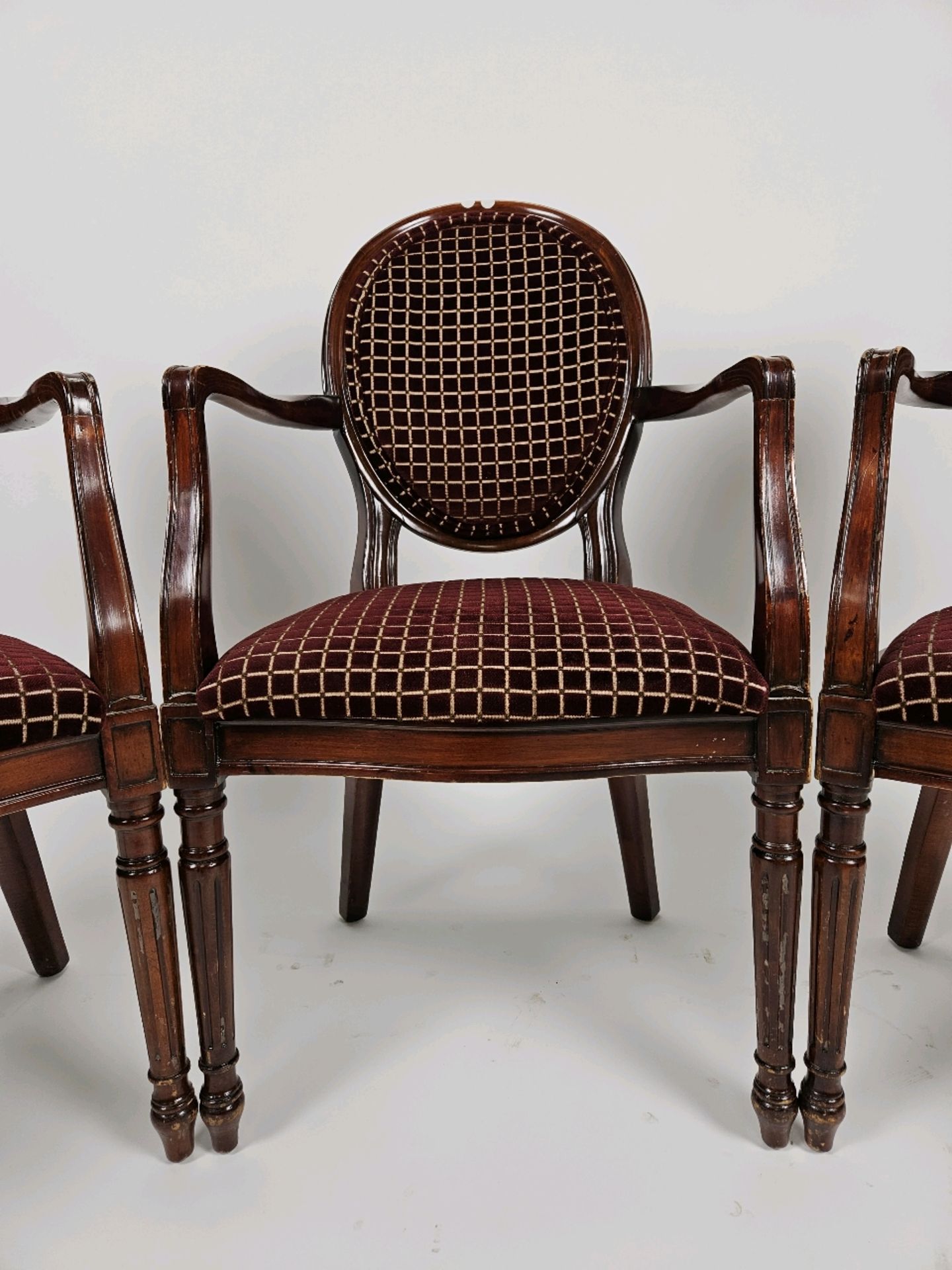 Trio of Regency Style Dining Chairs - Bild 4 aus 13