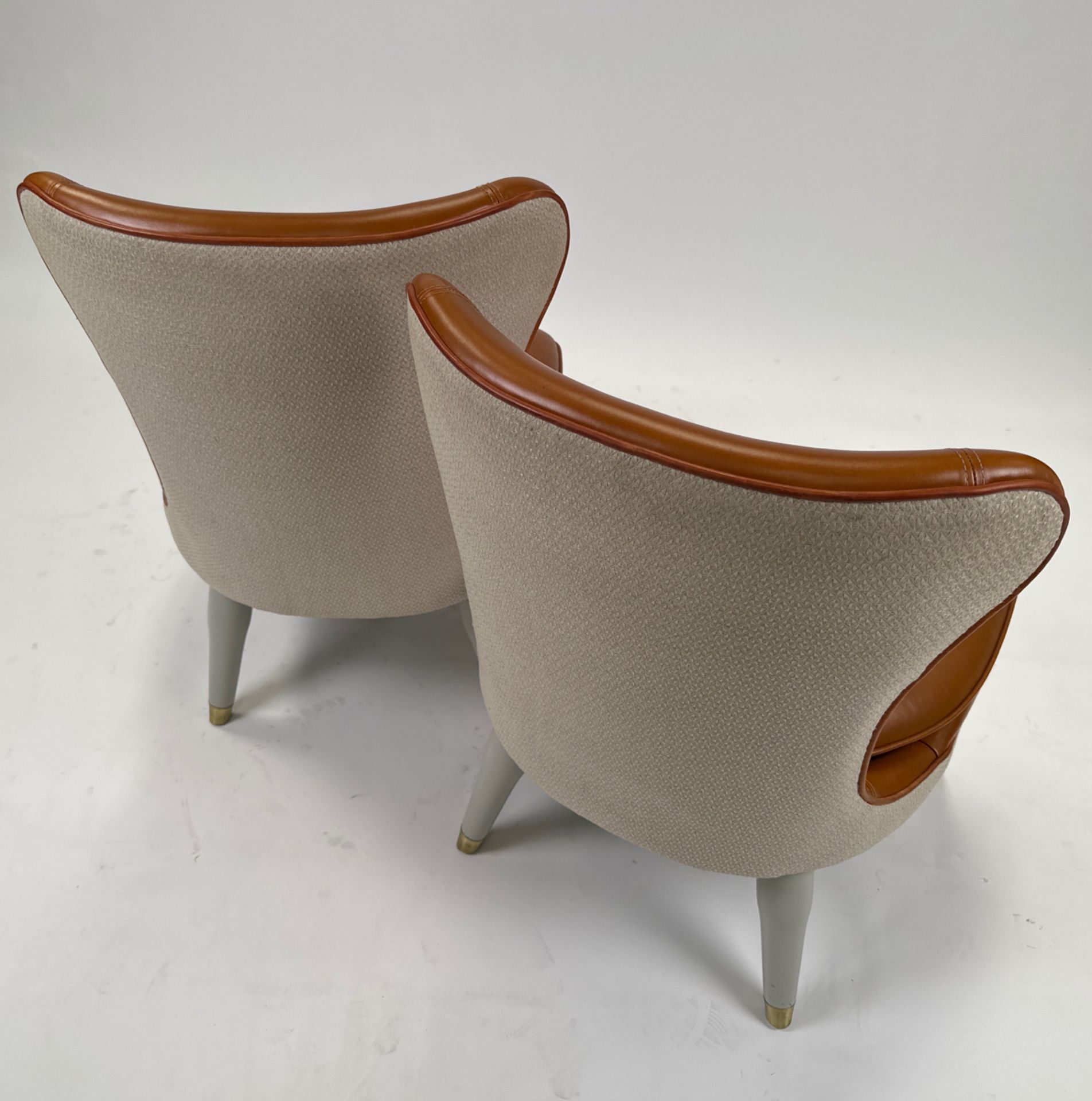 Pair of Ben Whistler Chairs Commissioned by Robert Angell Designed for The Berkeley - Image 4 of 5