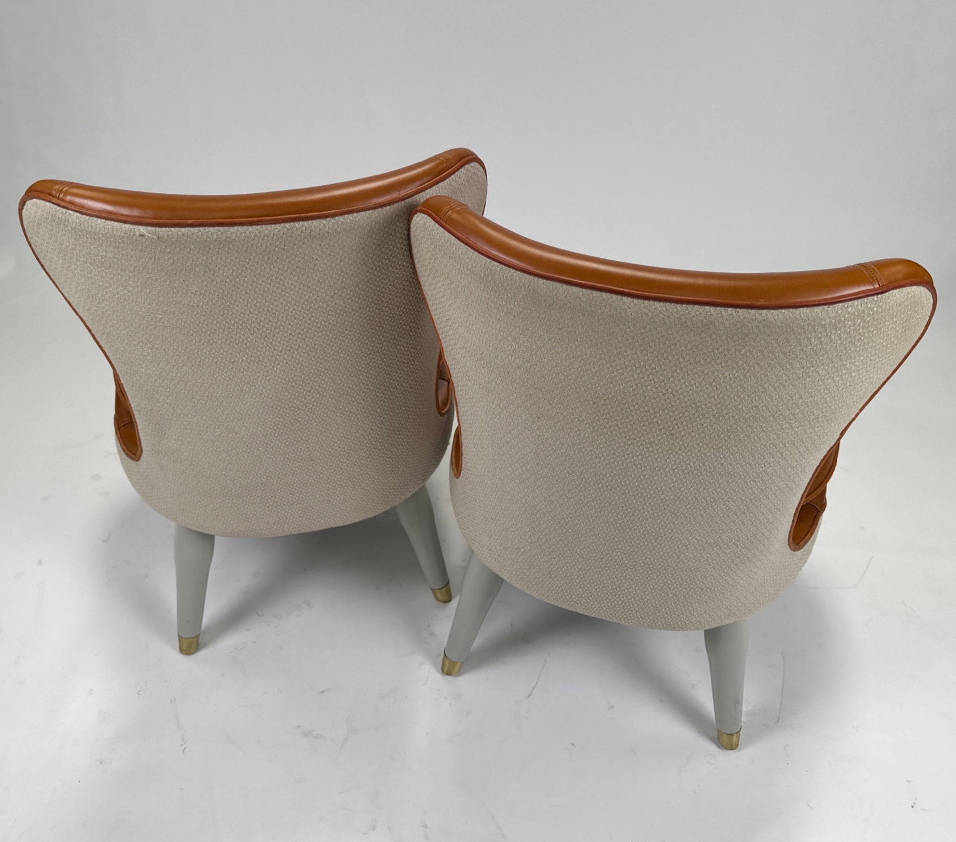 Pair of Ben Whistler Chairs Commissioned by Robert Angell Designed for The Berkeley - Image 4 of 5
