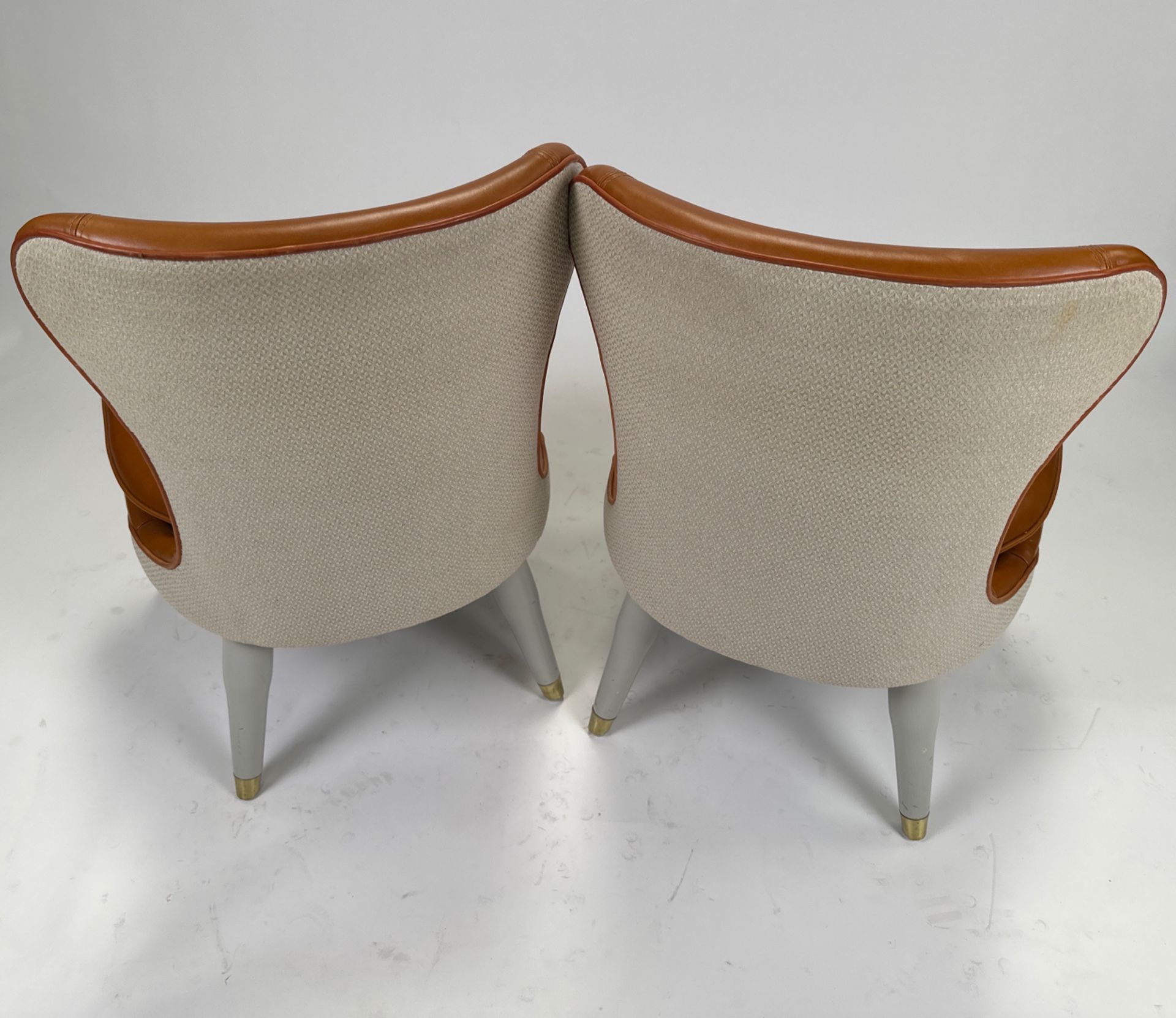 Pair of Ben Whistler Chairs Commissioned by Robert Angell Designed for The Berkeley - Bild 4 aus 5