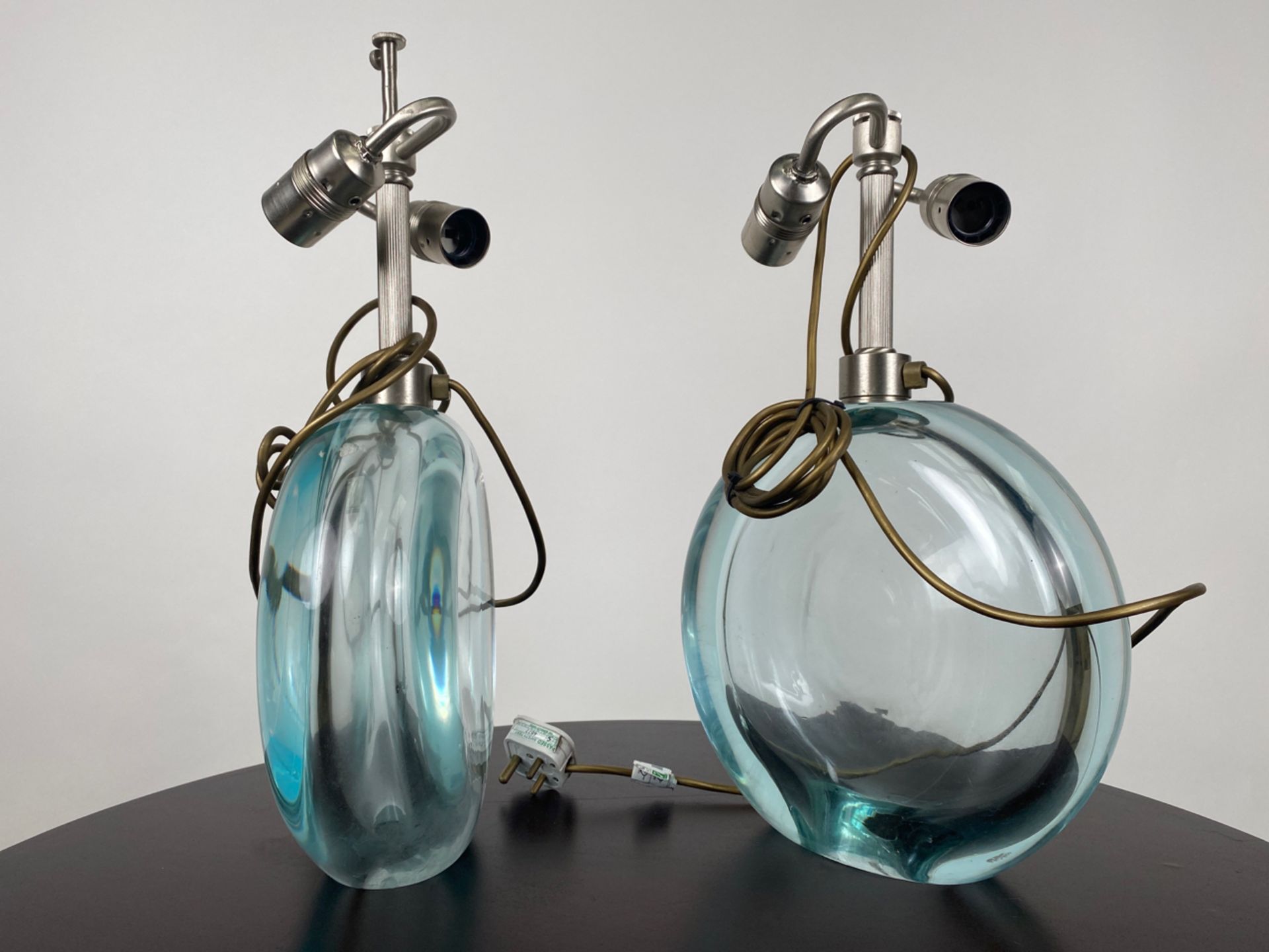 Pair of Donghia Glass Table Lamps - Image 3 of 7