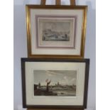 Pair of Bridge Themed Lithograph Prints