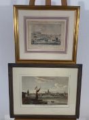 Pair of Bridge Themed Lithograph Prints