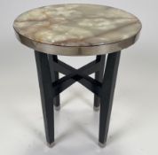 Onyx Circular Side Table