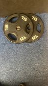15kg Weight Plate X2