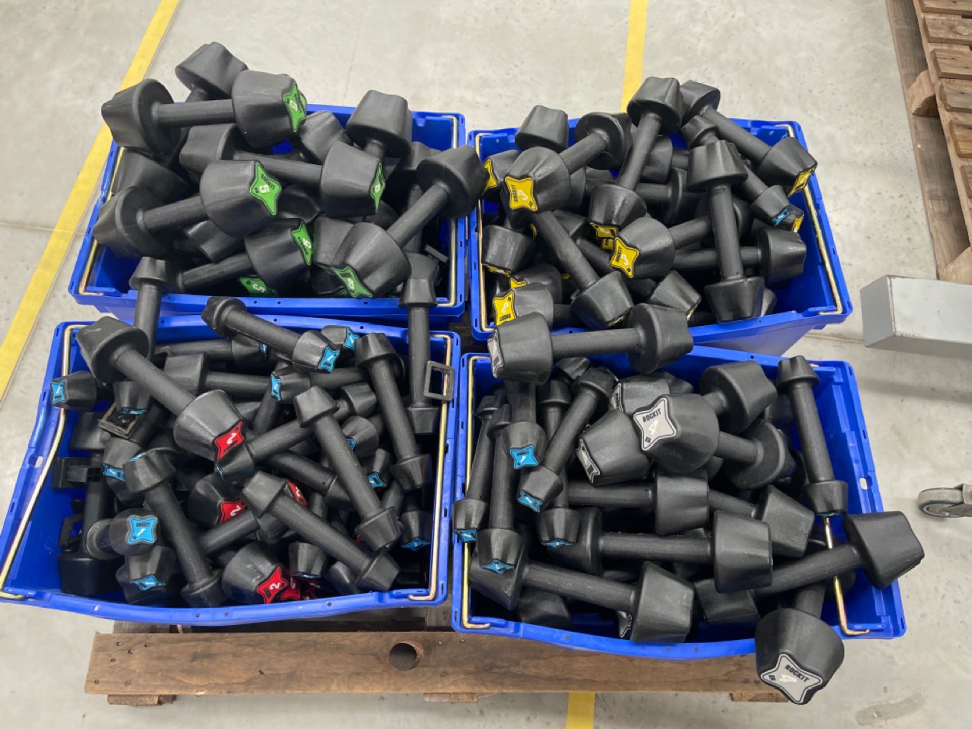 Large Lot of Rockitt Studio Dumbells