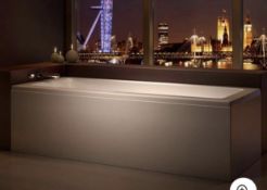Single Ended 1600 x 700 Bath, in Gloss White Classic Design with Leg Kit included - RRP £289