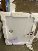 Designer Low Profile 900mm x 760mm x 30mm Solid Stone Shower tray, RRP £429 - Brand New