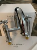 Designer Laura Ashley YORK Deck Mounted Bath Filler Tap in Chrome. RRP £429 – Brand New and Boxed.