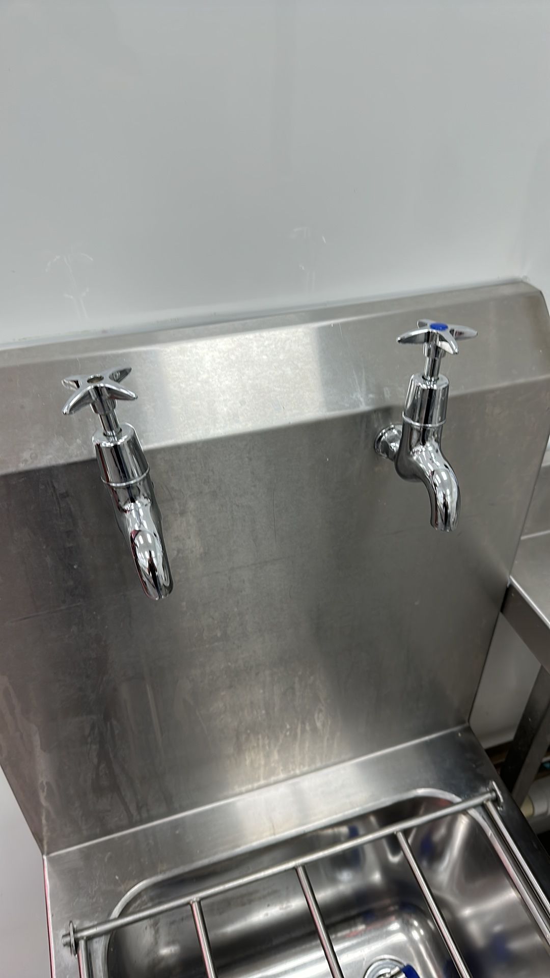 Stainless Steel Twin Tap Washing Station for footwear - Image 5 of 6