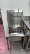 Stainless Steel Twin Tap Washing Station for footwear