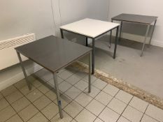 Set of 3 Canteen Tables