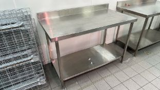 1 x Stainless Steel Work Station