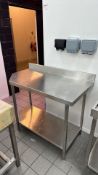 Stainless steel counter worktop